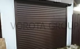 Рулонные гаражные ворота с автоматикой Дорхан