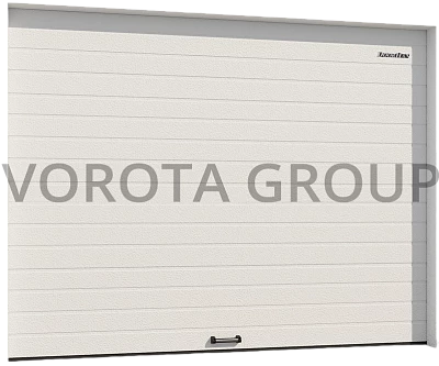 Гаражные секционные ворота Doorhan белого цвета 2500x2000