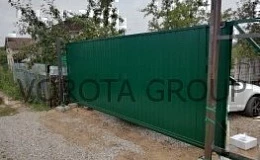 Откатные ворота профлист